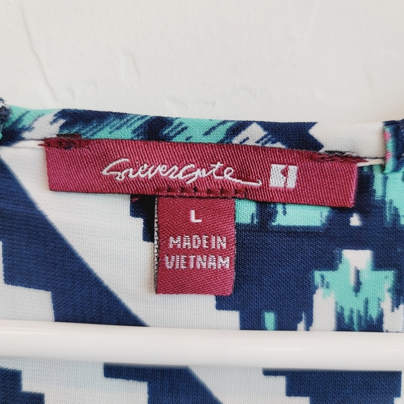 Silvergate Aztec Print Colorful Mini Dress Large - Picture 9 of 13